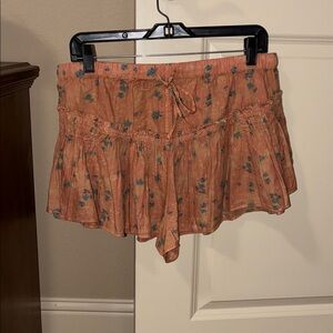 FREE PEOPLE Callista Printed Shorts Medium